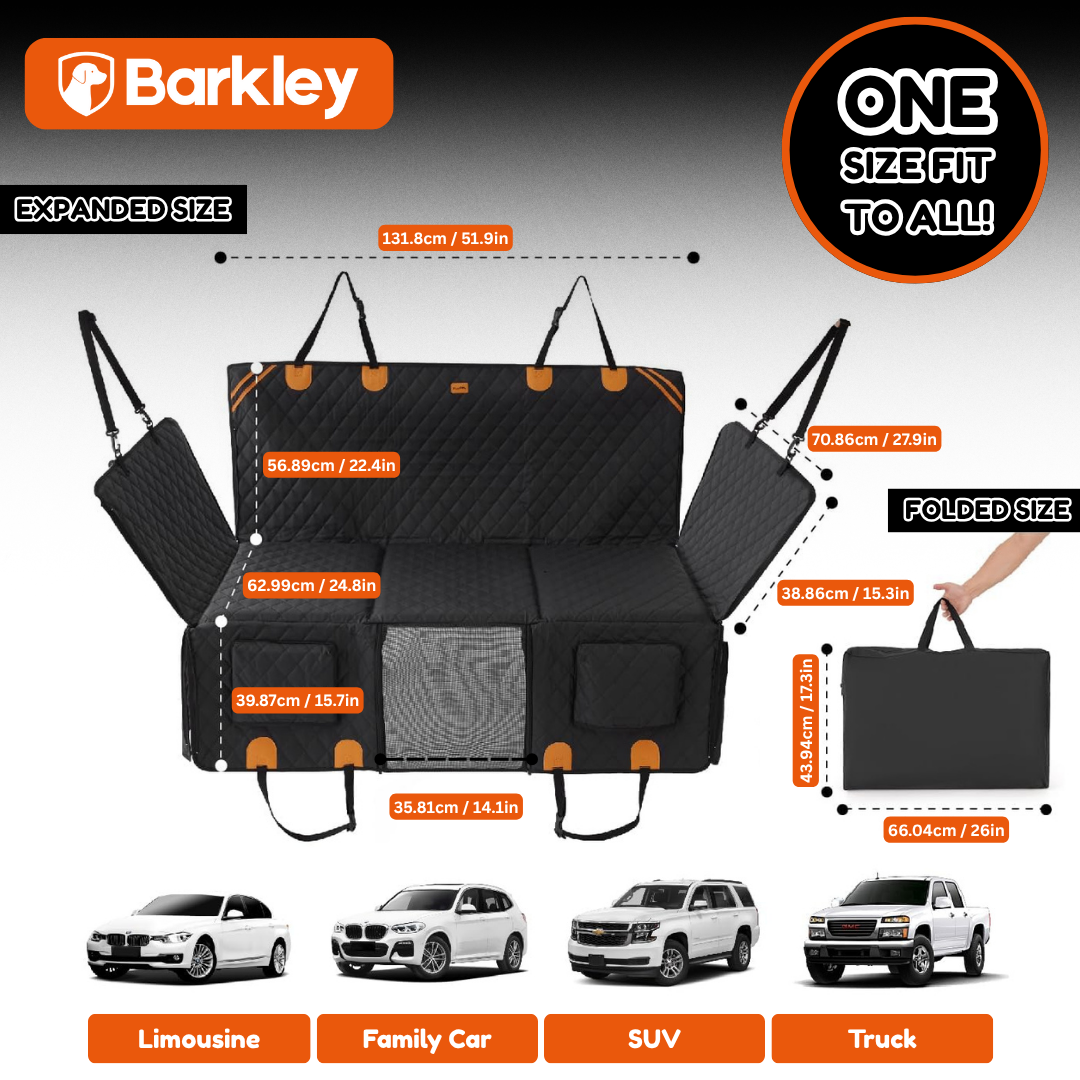 Barkley® - Dog Seat Cover (50% Off + Free Gifts)